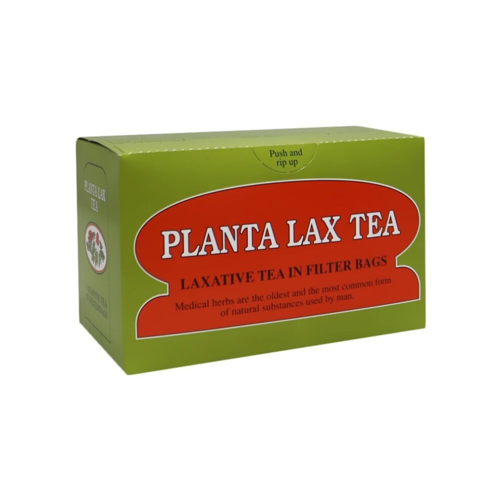 Planta Lax Tea Bags - Natural Digestive Aid Tea Bags with Gentle Laxative Effect, Pack of 20's