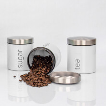 (Silkwhite) SQ Professional Dainty 3pc Kitchen Canister Set