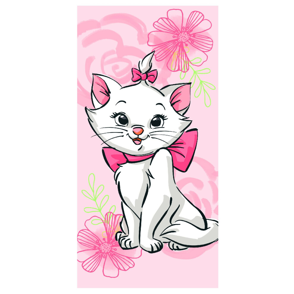 Aristocats Marie Pink Towel