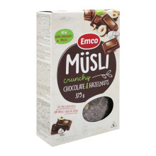 (Choco and Hazelnuts) Choco & Hazelnuts Emco Crunchy Musli Honey and Nuts 375g PROMO