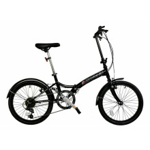 DRB Freedom Folding Commuter Bicycle 20 Wheel 6 Speed Black/White