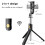 (Black) Foldable 3 In 1 Wireless Bluetooth Mini Tripod Selfie Stick With Remote Control 8