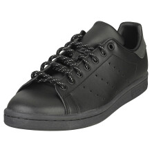 adidas Stan Smith Mens Classic Trainers in Black Black - Size 8 UK