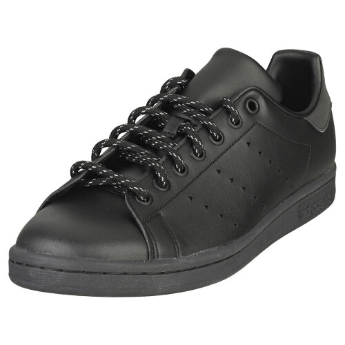 adidas Stan Smith Mens Classic Trainers in Black Black Size 9 UK on OnBuy