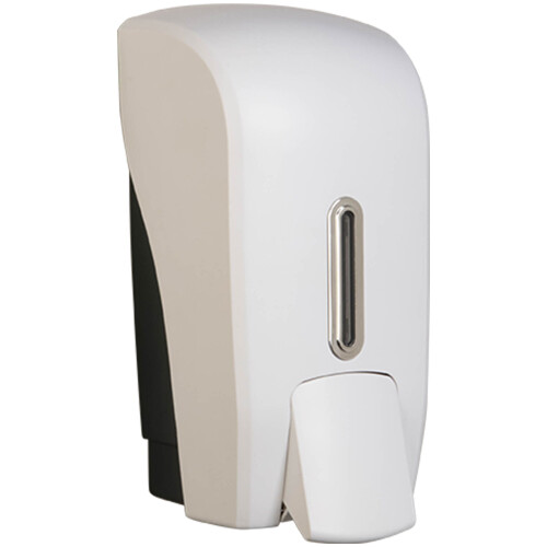 Pro-Kleen (Silver) Halo ABS Plastic Liquid Lockable 1L Soap Dispenser