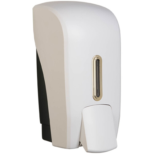 Pro-Kleen (Gold) Halo ABS Plastic Liquid Lockable 1L Soap Dispenser