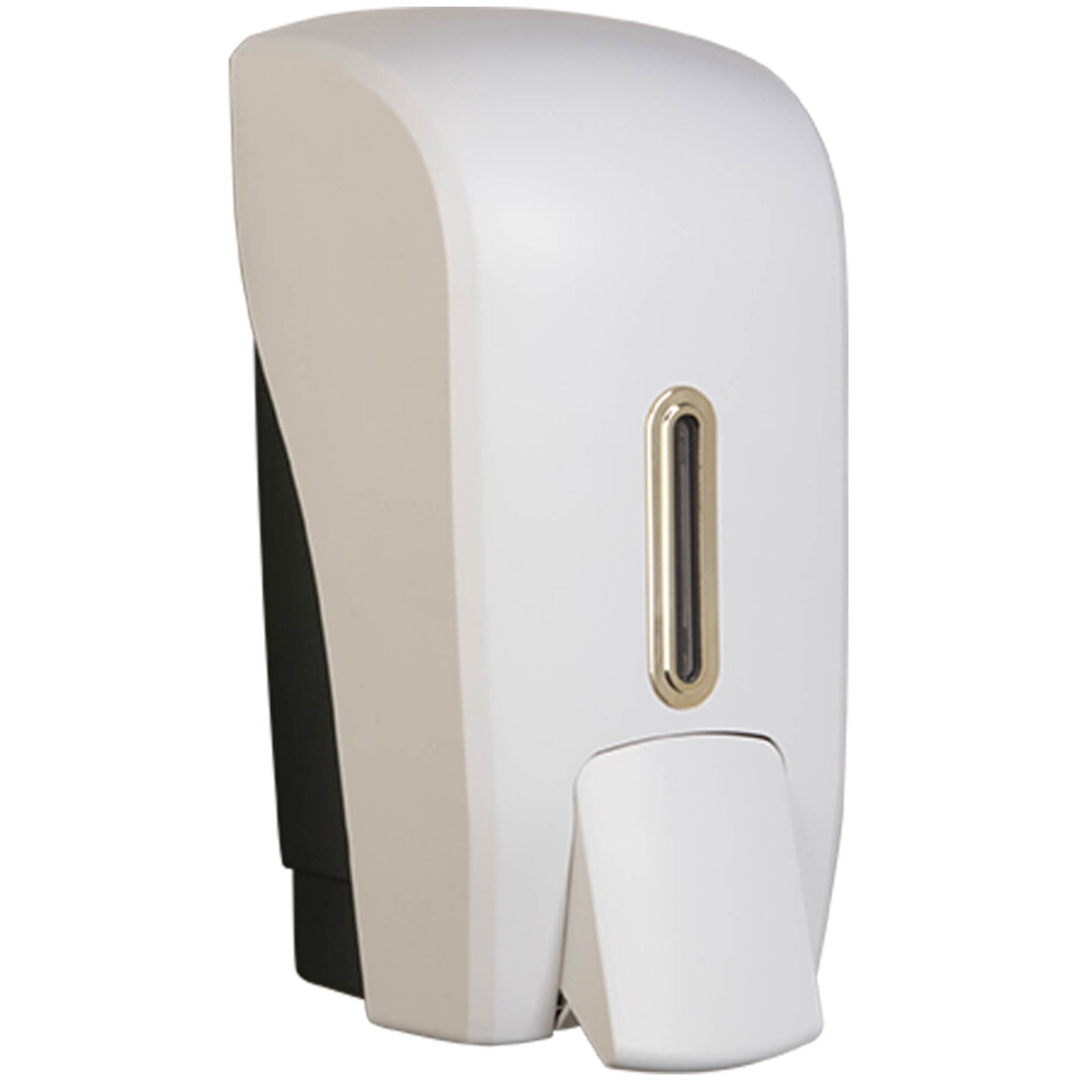 (Gold) Halo ABS Plastic Liquid Lockable 1L Soap Dispenser