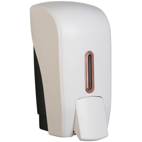 Pro-Kleen (Rose Gold) Halo ABS Plastic Liquid Lockable 1L Soap Dispenser