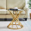 AINPECCA Gold Side Table Luxury Coffee Table Bedside Table 2