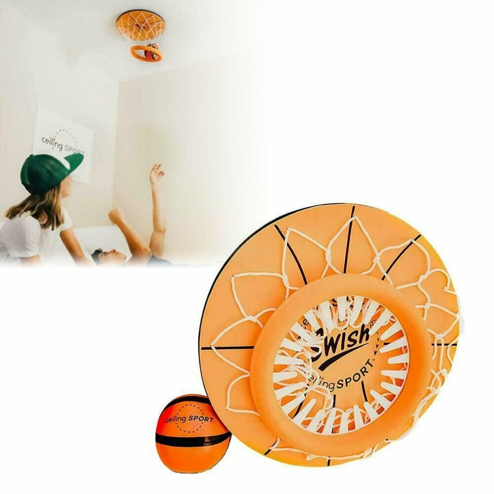 Ceiling Sport Indoor Mini Basketball Hoop for Kids Toy Game Includes Basketball