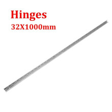32x1000mm Internal Door Hinge Fixed Pin Butt Hinges Satin Stainless