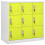 VidaXL vidaXL Locker Cabinet Light Grey and Green Steel Office School Storage Cabinet 1
