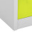 VidaXL vidaXL Locker Cabinet Light Grey and Green Steel Office School Storage Cabinet 7