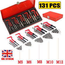 131pcs Stripped Helicoil Thread Repair Kit M5 M6 M8 M10 M12