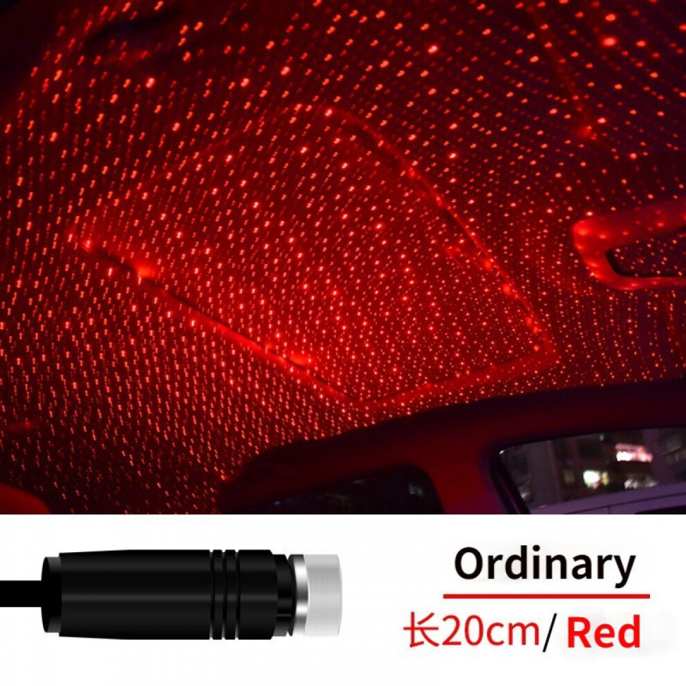 (20Cm ) Usb Car Star Led Lamp Star Night Laser Red/Blue/Light 785957384273