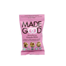 Made Good Strawberry Granola Minis Pouch : Delicious and nutritious snack on the go.24 g