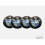 modifix-co.uk 4pcs BMW BLUE CARBON Wheel Centre Caps Center Caps 68mm 1
