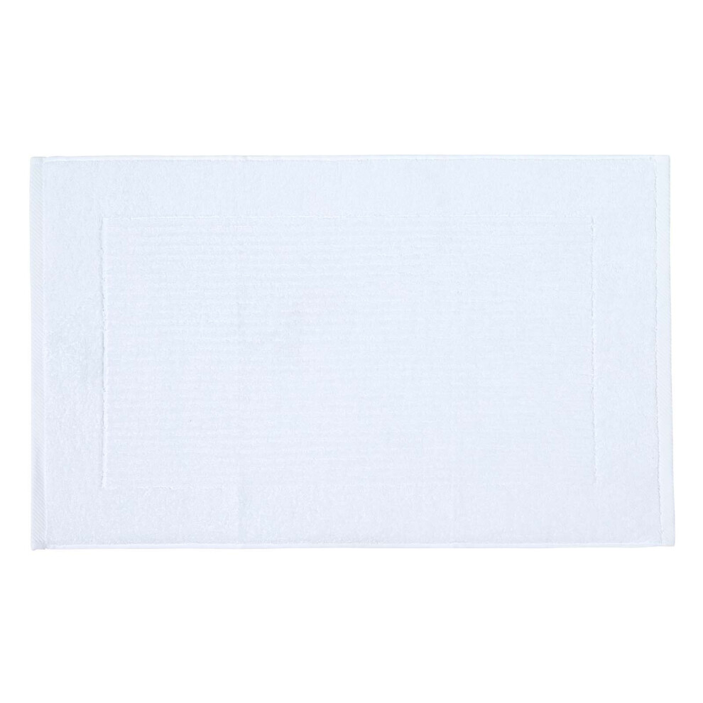 Homescapes (White) Imperial Plain Cotton Bath Mat