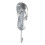 Homescapes Homescapes Metal Silver Coat Hook Flip Flop 1 Wall Hook 1