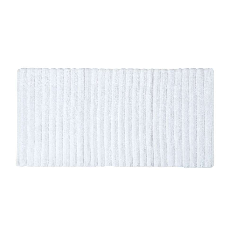 Ribbed Cotton Spa Style Bath Mat