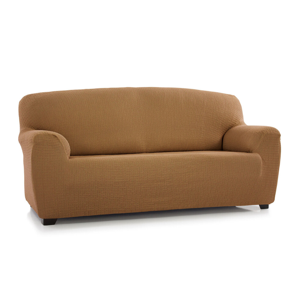 (Two Seater Sofa measuring 140 cm to 180 cm, Mustard) Luxury Clare Armchair Cover Multi-Stretch Slipcover Protector