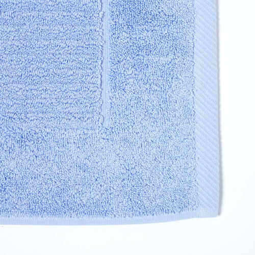 Homescapes (Light Blue) Imperial Plain Cotton Bath Mat 2