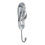Homescapes Homescapes Metal Silver Coat Hook Flip Flop 1 Wall Hook 2