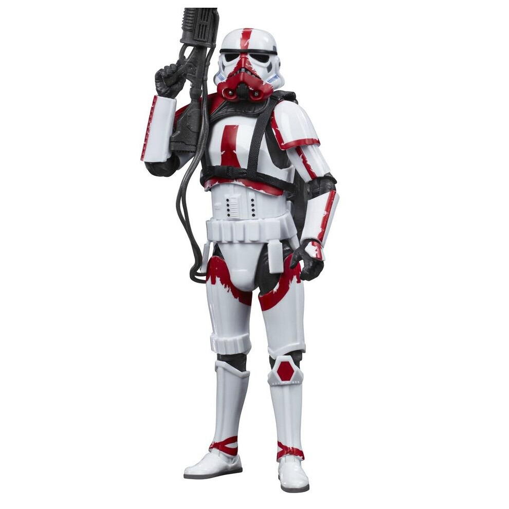Hasbro Star Wars Series Incinerator Trooper Action Figure Black
