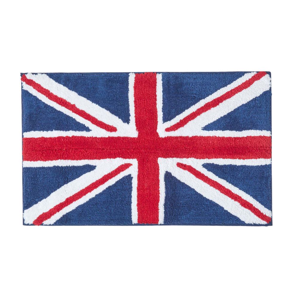Homescapes Union Jack Flag Cotton Bath Mat