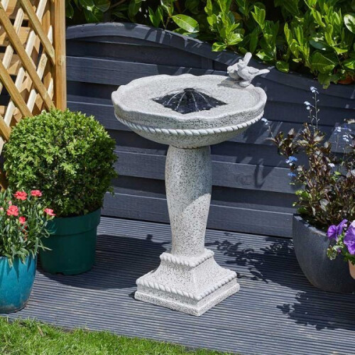 Smart Garden Products Feathered Friends Water Feature Smart Solar Stone Effect 1170006 2