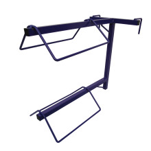 Double Hanging Saddle Rack (Horse Portable 2 Tier Stand Tack Purple)