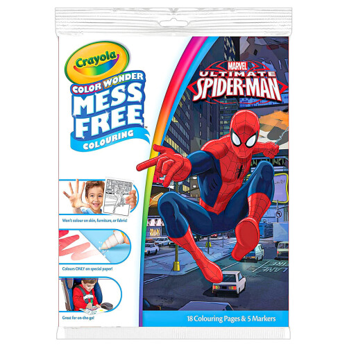 Crayola Spiderman Colour Wonder 1