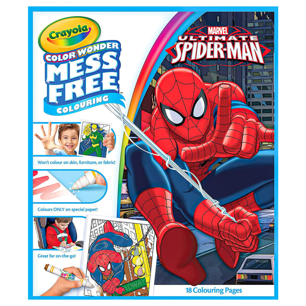 Crayola Spiderman Colour Wonder Multicoloured