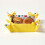 Homescapes Homescapes Multi Colour Polka Dot Reversible Bread Basket 4