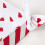 Homescapes Homescapes Red Hearts Reversible Bread Basket 5