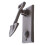 Homescapes Homescapes Brown Spade Cast Iron Door Knocker 6
