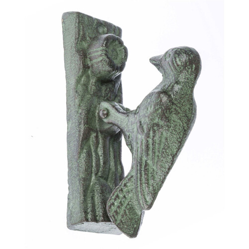 Homescapes Homescapes Green Cast Iron Bird Door Knocker 2