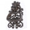 Homescapes Homescapes Brown Decorative Cast Iron Door Knocker 5