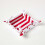 Homescapes Homescapes Red Hearts Reversible Bread Basket 3