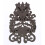 Homescapes Homescapes Brown Decorative Cast Iron Door Knocker 7