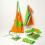 Homescapes (Green) Stars Reversible Bread Basket 6