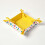 Homescapes Homescapes Multi Colour Polka Dot Reversible Bread Basket 3