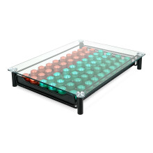 60 Nespresso Coffee Compatible Pod Drawer Glass Transparent Storage