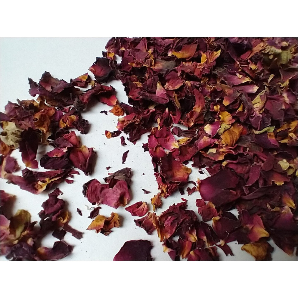 1kg Organic Dried Edible Rose Petals - Wedding Confetti/ Baking