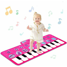 Piano Dance Mat, Piano Mat for Kids with 10 Demos & 8 Instrument