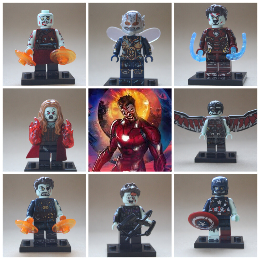 6PCS Various Captain America Minifigures