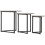 Seconique Athens Round Nest of Tables Concrete Effect/Black 3