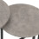 Seconique Athens Round Nest of Tables Concrete Effect/Black 4