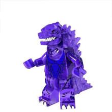 (Purple) Godzilla Building Block Minifigures Model Action Figure Toys Doll Child Gifts