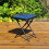 Folding Side Table Glass Top Table 5